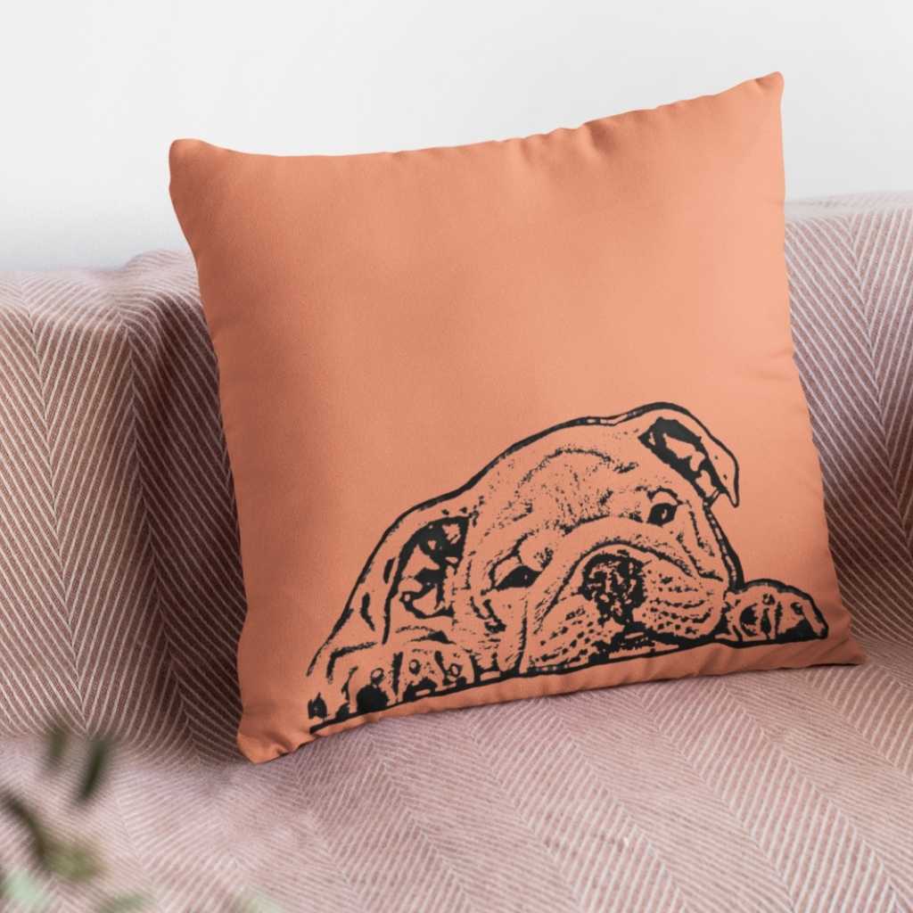 GoodBarks Custom Pet Portrait Pillow