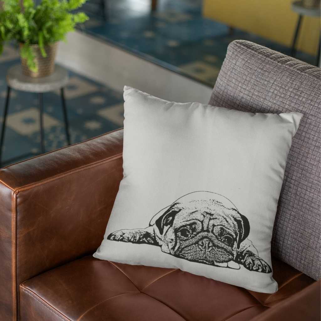 GoodBarks Custom Pet Portrait Pillow