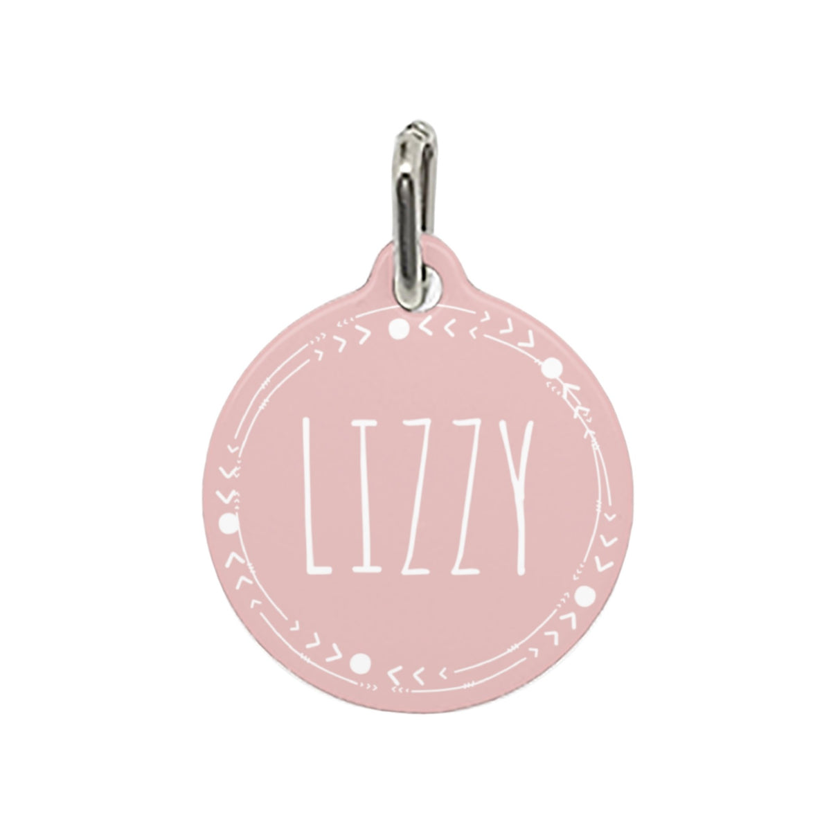 Custom Pet Tag - Modern Wreath - GoodBarks