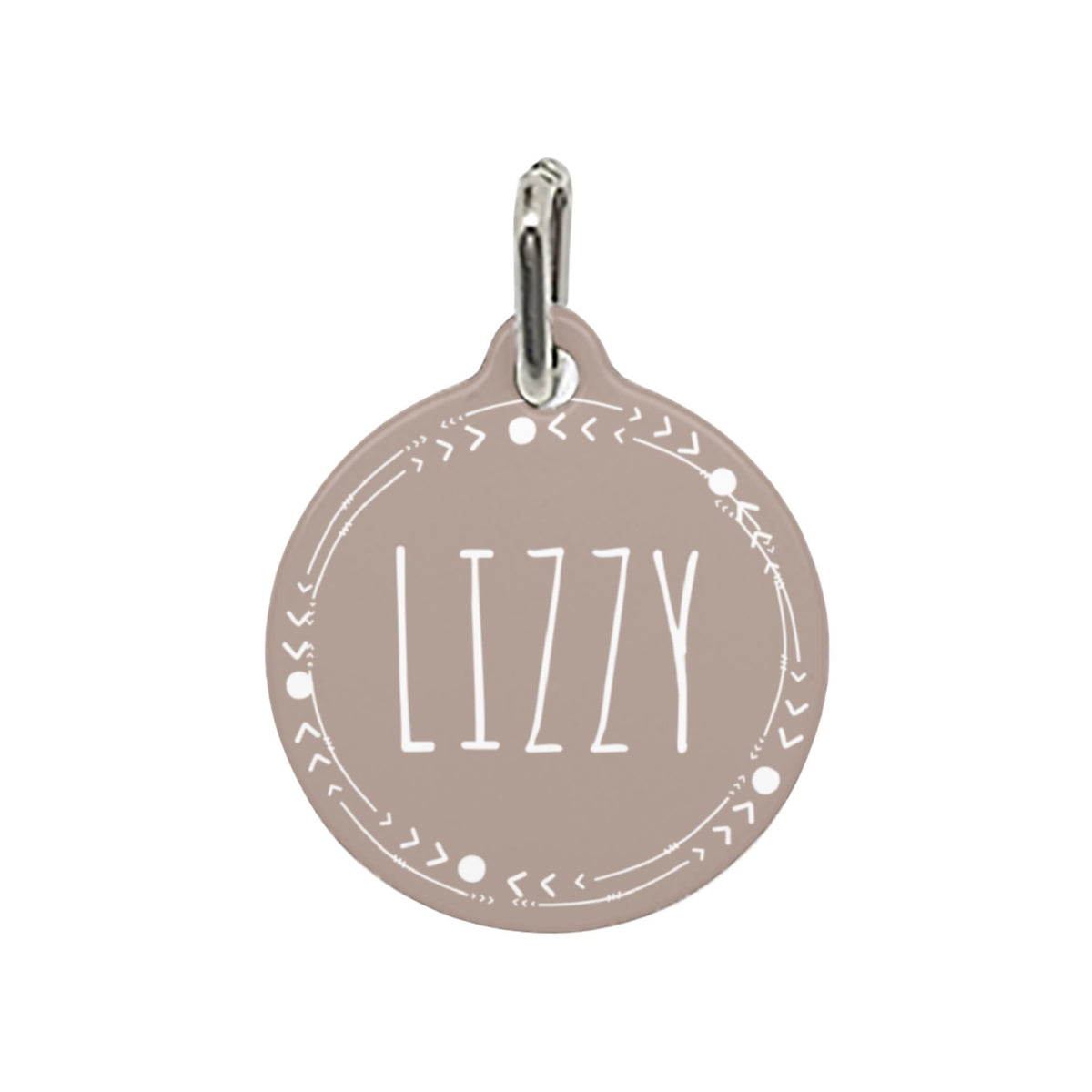 Custom Pet Tag - Modern Wreath - GoodBarks