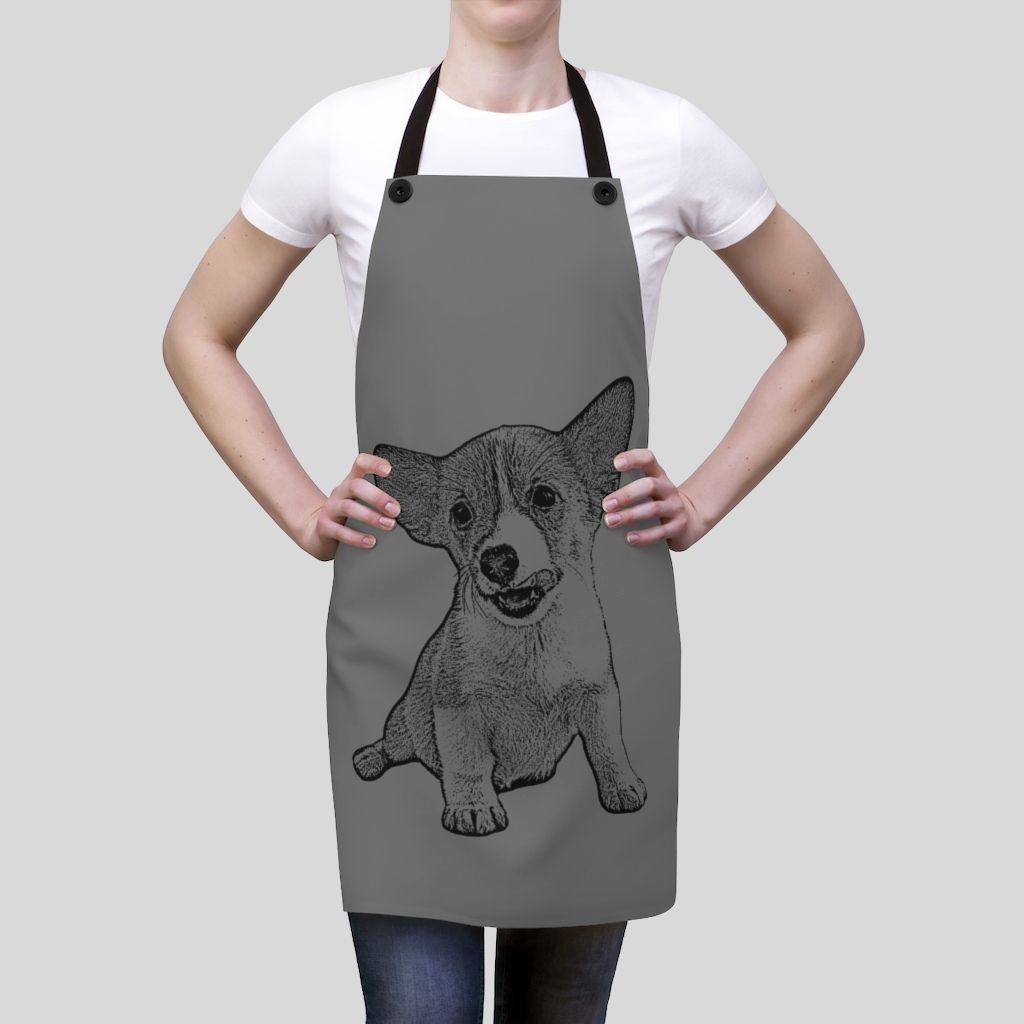 Personalized Ink Portrait Apron - GoodBarks